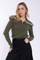 Latitude Sailor Collar Sweater