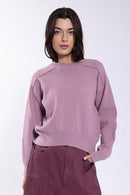 Latitude Raw Seam Pullover Sweater