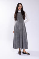 Latitude Paneled Denim Jumper