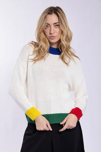 Latitude Primary Color Sweater