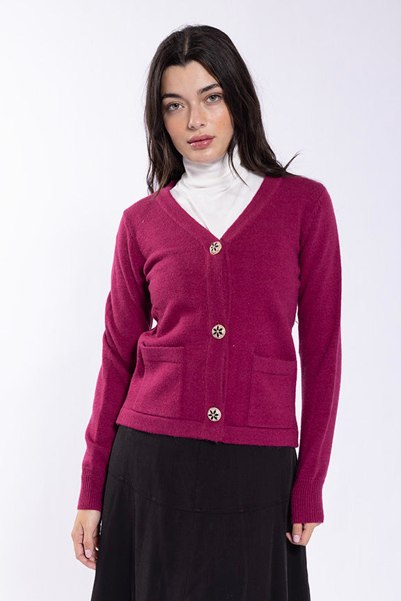 Latitude Classic Button Cardi