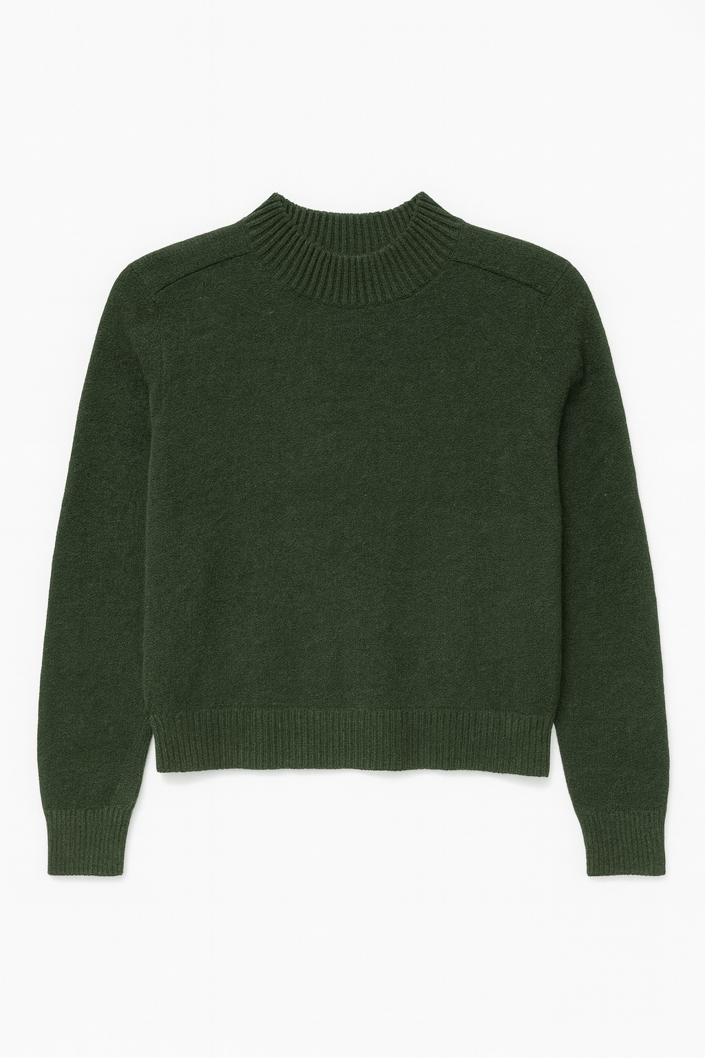 Latitude Cropped Mockneck Sweater