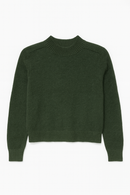 Latitude Cropped Mockneck Sweater