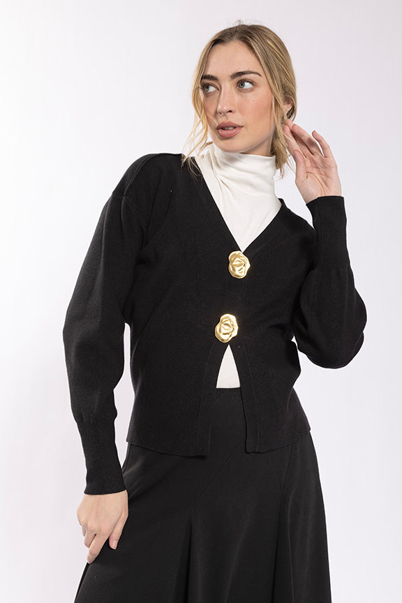Latitude Exaggerated Button Cardi