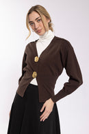 Latitude Exaggerated Button Cardi