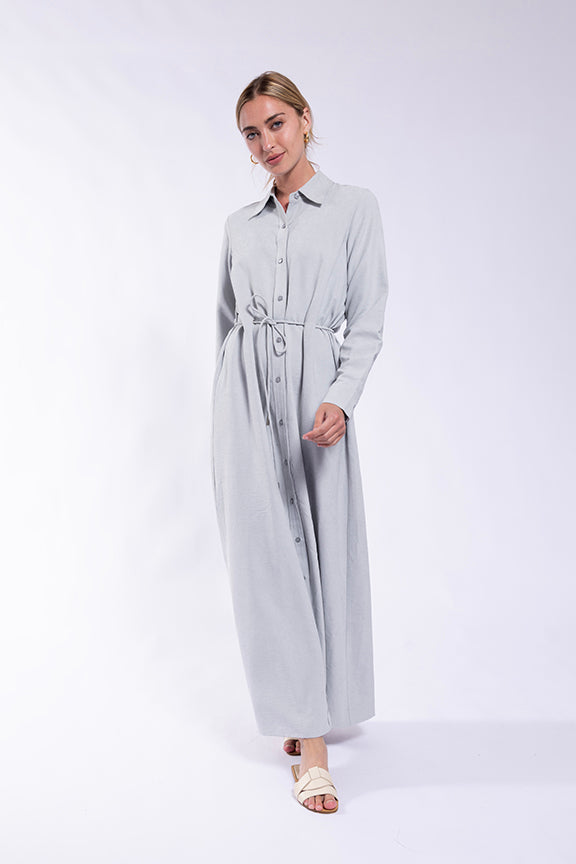 LATITUDE SHIRTDRESS WITH GROMMET BELT