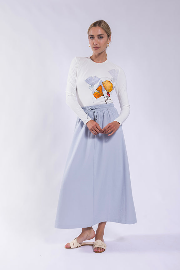 LATITUDE PULL-ON DRAWCORD SKIRT