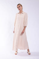 LATITUDE BUBBLE SLEEVE SHIRTDRESS