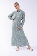 LATITUDE MAXI DRESS w/ SHAPED WAIST
