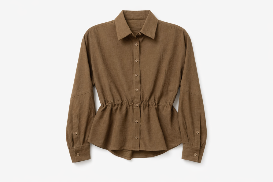 LATITUDE SUEDE BUNGEE WAIST TOP