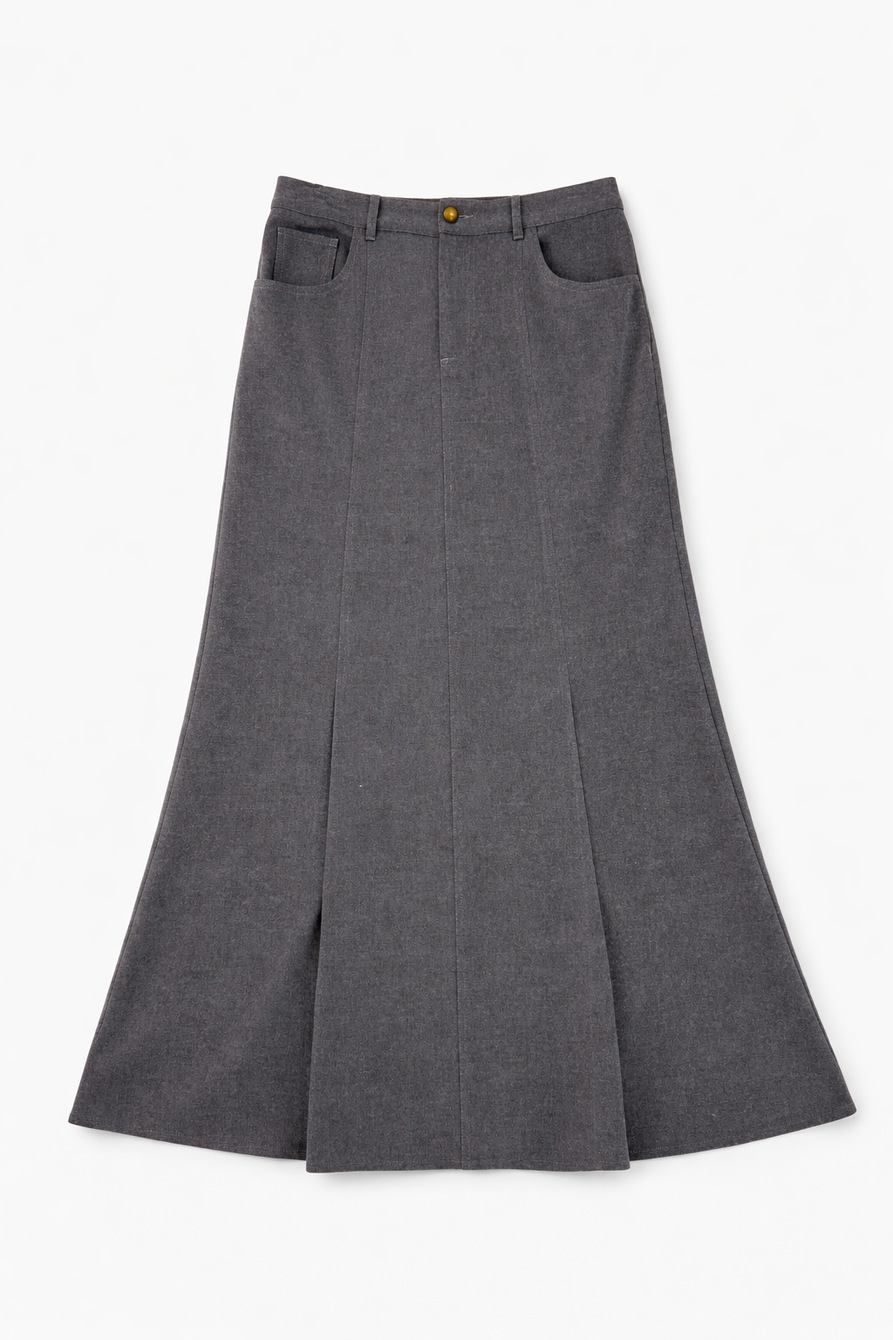 LATITUDE HIGH WAISTED FLARED PANEL SKIRT