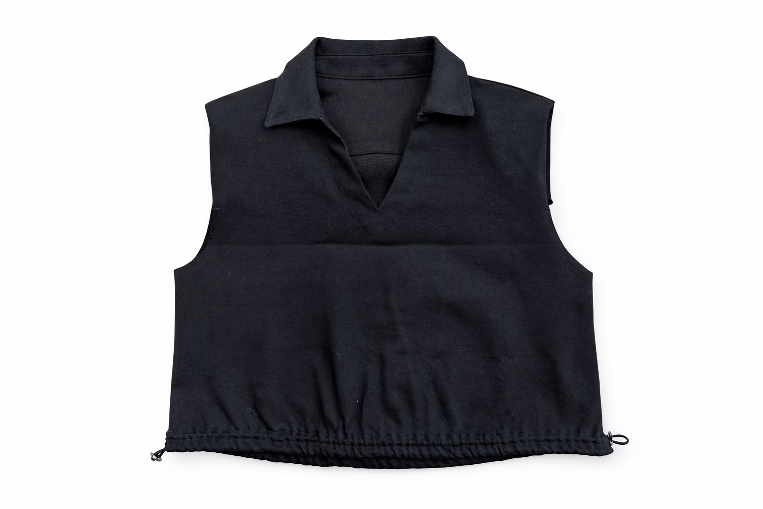 LATITUDE DRAWSTRING HEM VEST