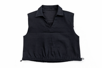 LATITUDE DRAWSTRING HEM VEST
