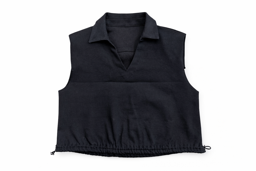 LATITUDE DRAWSTRING HEM VEST