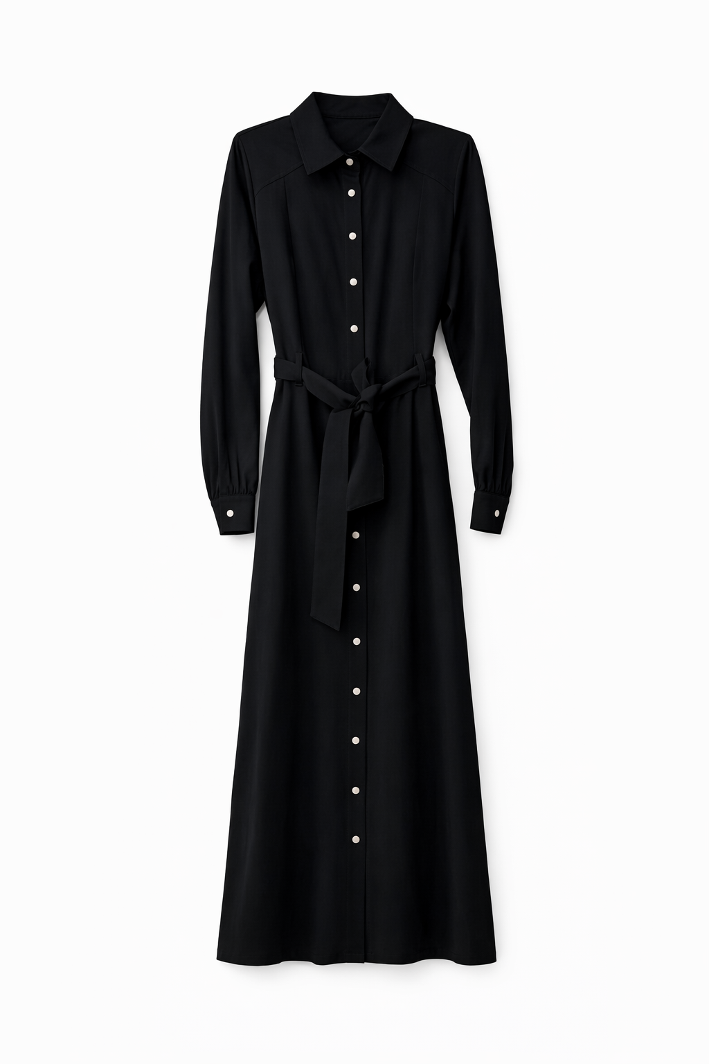 LATITUDE BELTED SHIRTDRESS