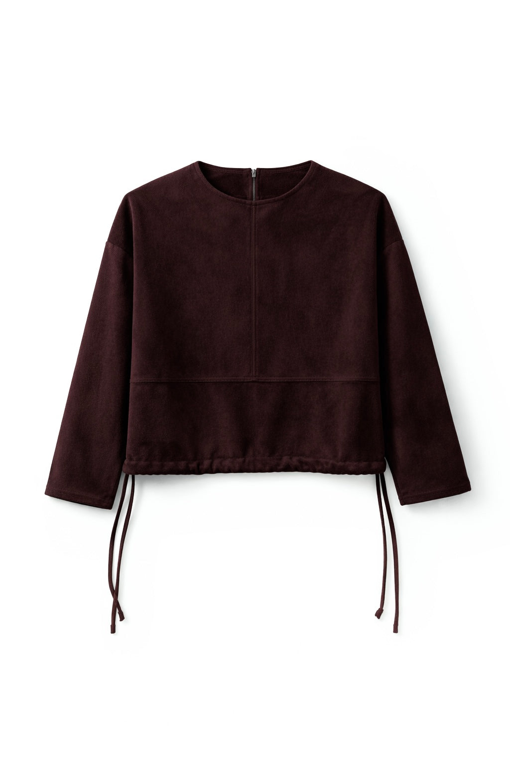 LATITUDE SIDE TIE SUEDE TOP