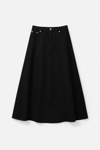 LATITUDE A-LINE TWILL SKIRT