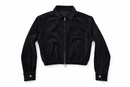 LATITUDE CORDUROY CROPPED BOMBER JACKET