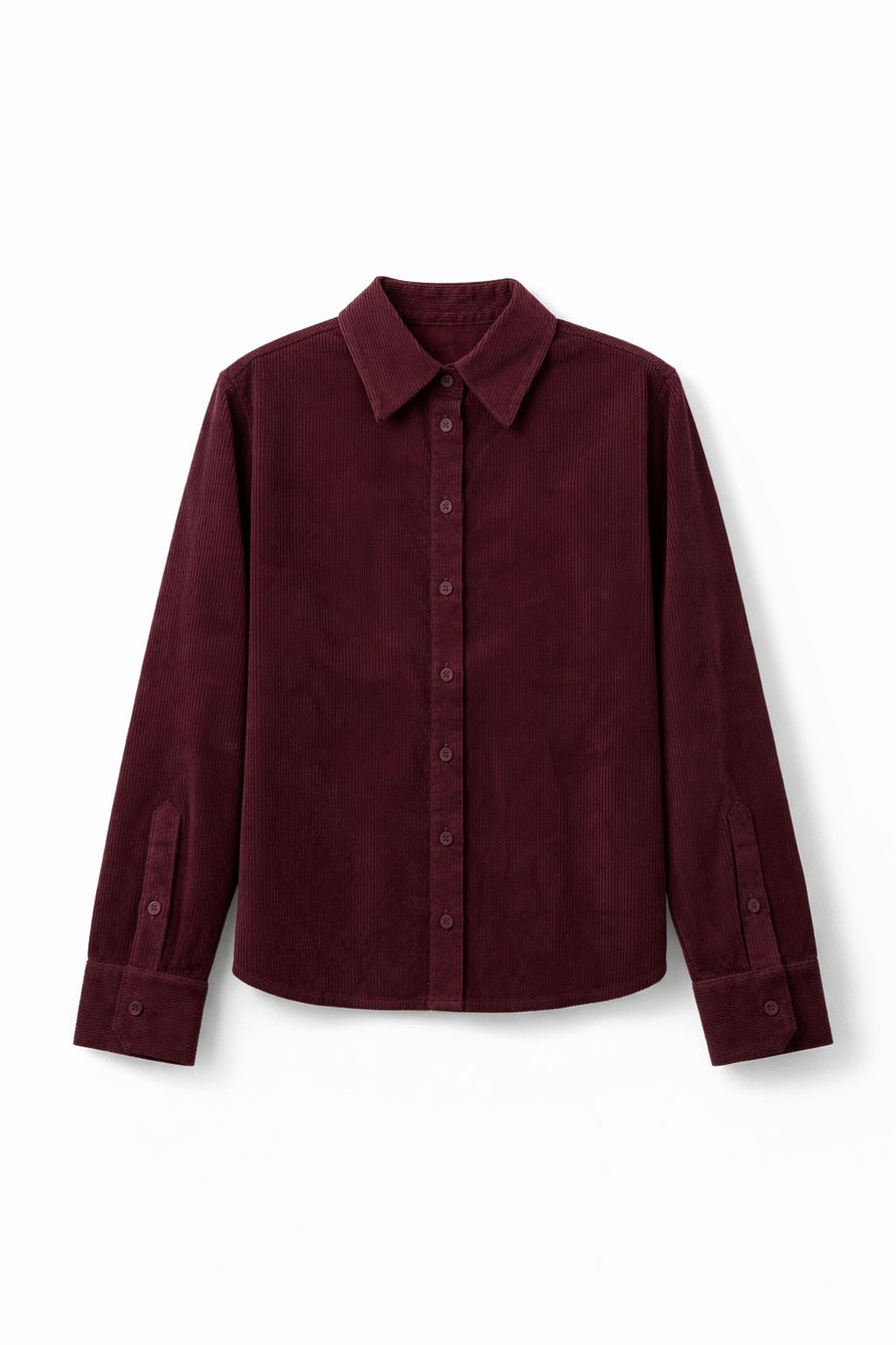 LATITUDE CORDUROY RELAXED BUTTON-UP SHIRT