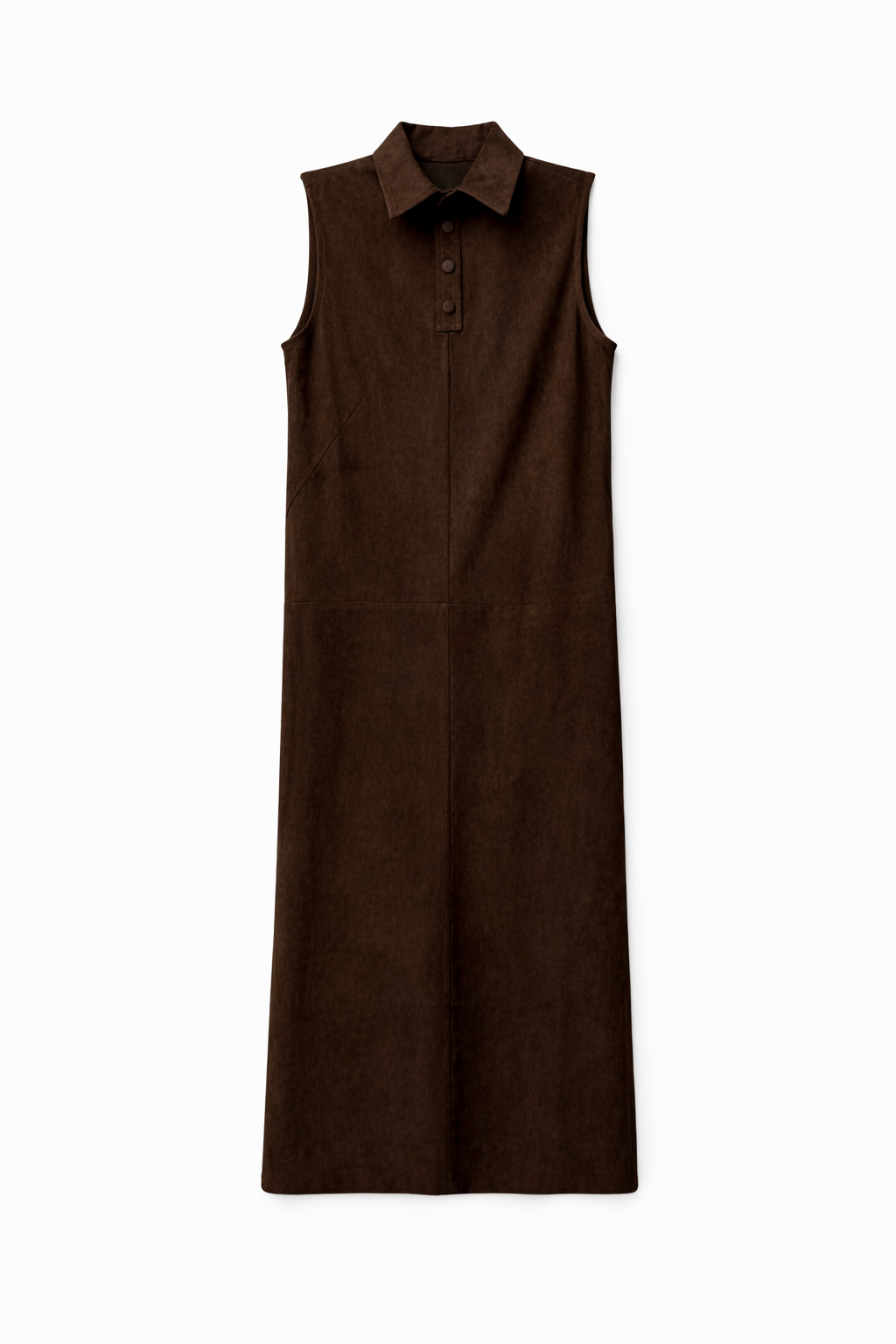 LATITUDE COLLARED SUEDE JUMPER