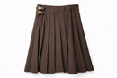 LATITUDE PINSTRIPE PLEATED SKIRT