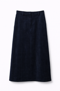 LATITUDE CORDUROY A-LINE SKIRT