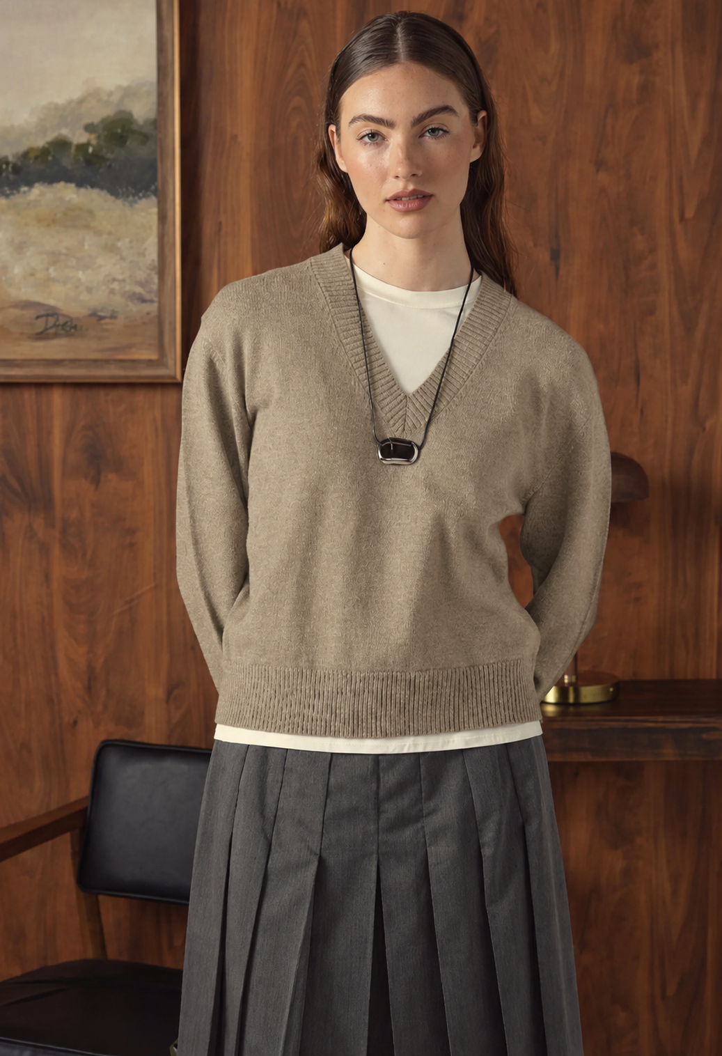 POINT LAYERED SWEATER