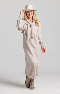 LOUP KNIT WRAP TOP WITH SKIRT SET