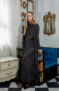 BYRD RYLE LUREX DRESS SET