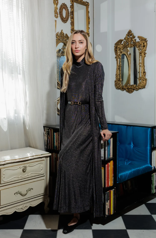 BYRD RYLE LUREX DRESS SET