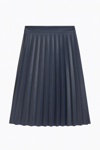 OH, GIRL PLEATHER PLEATED SKIRT