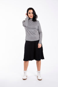 MONN GINGHAM TURTLENECK