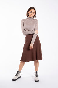 MONN GINGHAM TURTLENECK