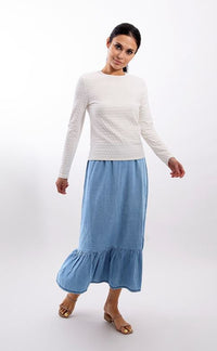 MONN DIAMOND TEXTURED TEE