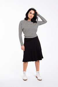 MONN STRIPED DOLMAN TOP