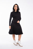 MONN BASIC RIBBED ALINE SKIRT
