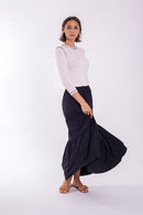 MONN TIERED JERSEY SKIRT
