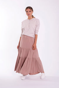 MONN PRINTED DOLMAN SNAP TEE