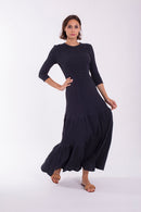 MONN WAFFLE MAXI DRESS
