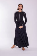 MONN REVERSED STITCHED CENTER SEAM TEE