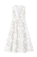 IN:05 AIRY FLORAL PRINTED JUMPER W ZIPPER IN BACK