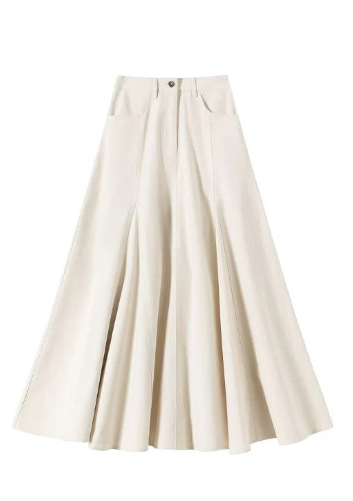 IN:05 PAINTER PLEATED SKIRT