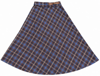 IN:05 PLAID SKIRT W BUCKLE