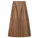 IN:05 TIERED LEATHER SKIRT