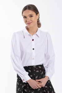 MONN MULTI BUTTON BLOUSE