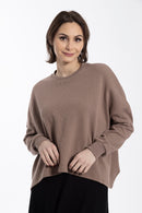 MONN WAFFLE OVERSIZED TOP