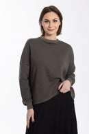 MONN WAFFLE OVERSIZED TOP