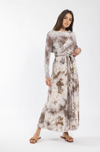 MONN TIE DYE WRAP TOP