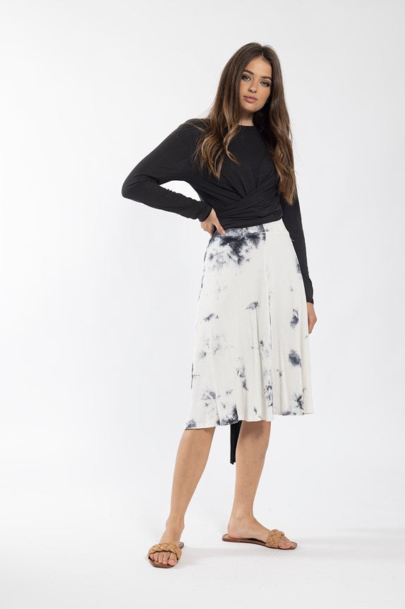 MONN TIE DYE SKIRT