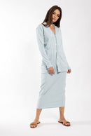 MONN WIDE RIB CARDIGAN